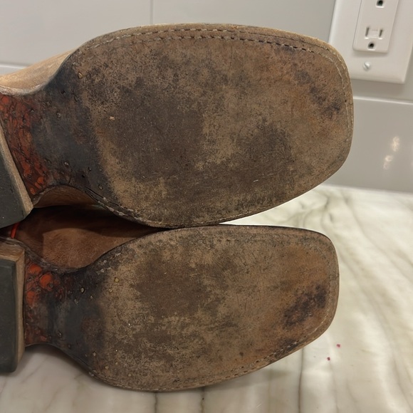 Ariat® Ladies Circuit Champion Floral Brown & Turquoise Boots - Picture 6 of 16